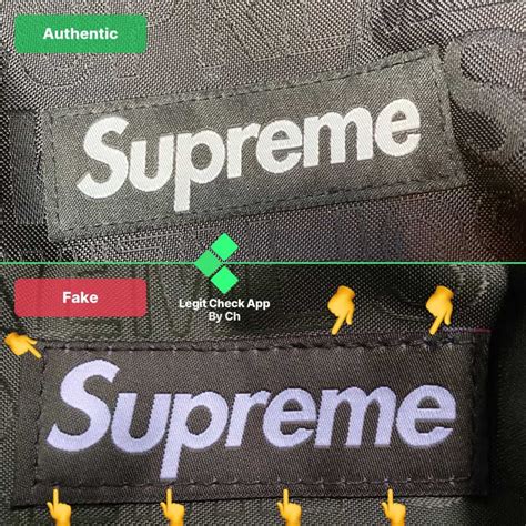 how to spot a fake supreme bum bag|check if your supreme bag is real.